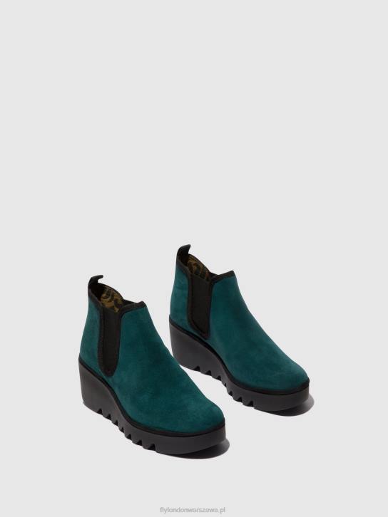botki chelsea byne349 kobiety L8JJ143 benzyna Fly London