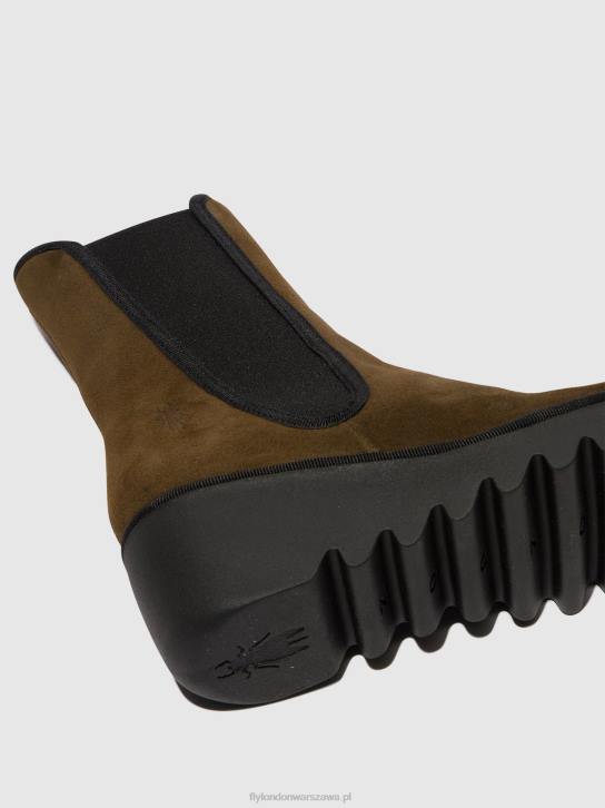 botki chelsea byro395 kobiety L8JJ148 osad Fly London