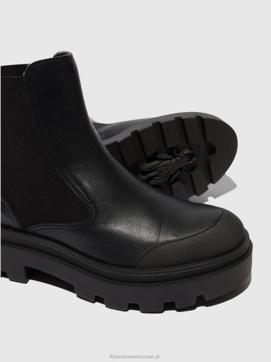 botki chelsea jeba879 kobiety L8JJ141 czarny Fly London