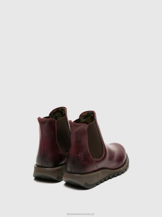 botki chelsea kobiety L8JJ274 salw fioletowy Fly London