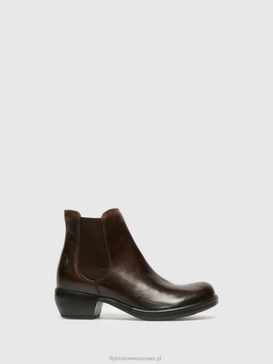 botki chelsea marki dk kobiety L8JJ263 brązowy Fly London