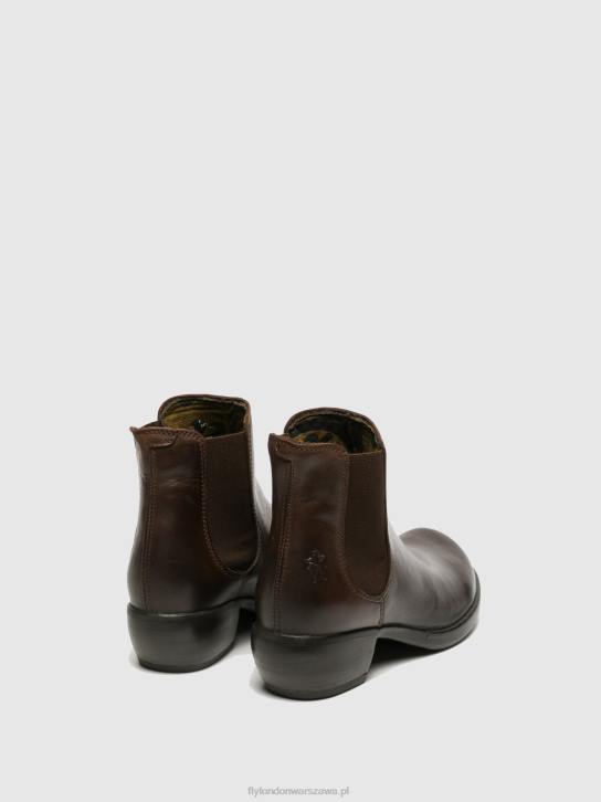 botki chelsea marki dk kobiety L8JJ263 brązowy Fly London