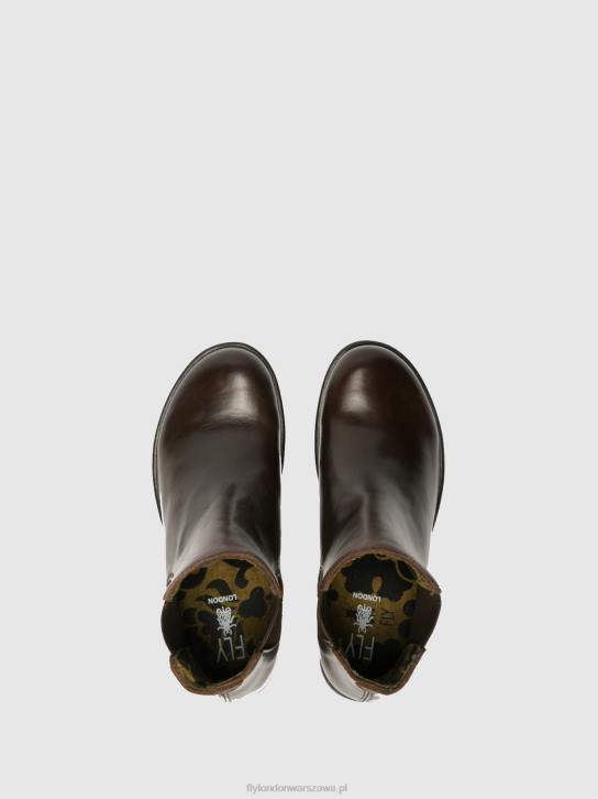 botki chelsea marki dk kobiety L8JJ263 brązowy Fly London