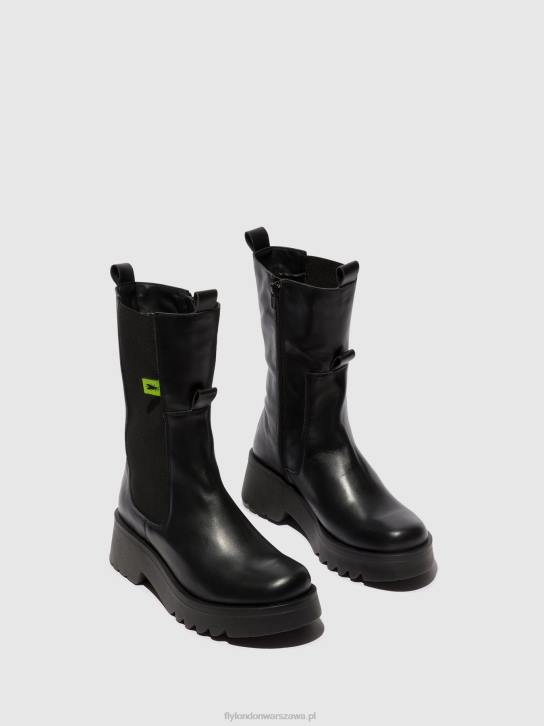 botki chelsea mid904 kobiety L8JJ136 czarny Fly London