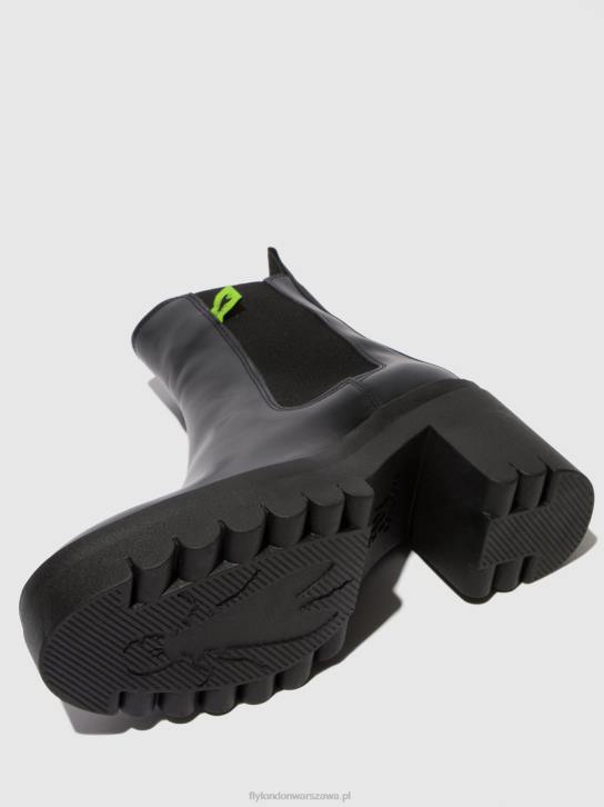 botki chelsea taje883 kobiety L8JJ164 tunder czarny Fly London