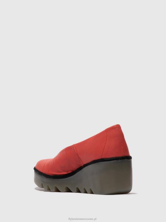 buty wsuwane beso246 kobiety L8JJ642 malina Fly London