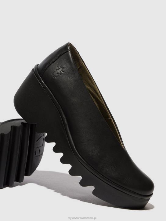 buty wsuwane beso246 kobiety L8JJ672 czarny Fly London