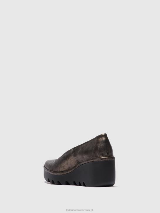 buty wsuwane beso246 kobiety L8JJ695 fajny grafit Fly London