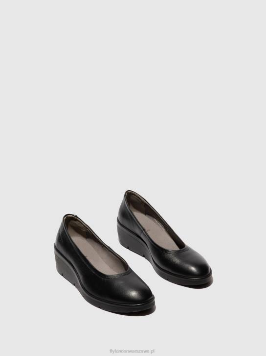 buty wsuwane num570 kobiety L8JJ618 mus czarny Fly London
