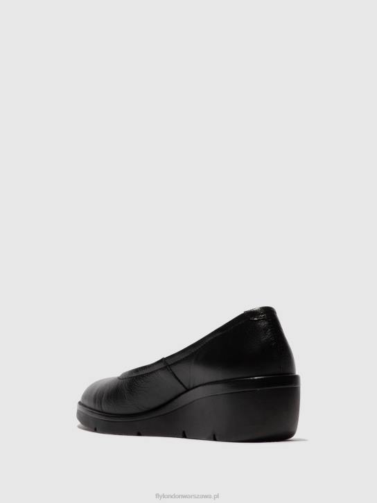 buty wsuwane num570 kobiety L8JJ618 mus czarny Fly London