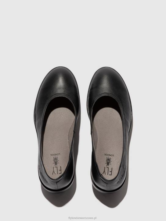 buty wsuwane num570 kobiety L8JJ618 mus czarny Fly London