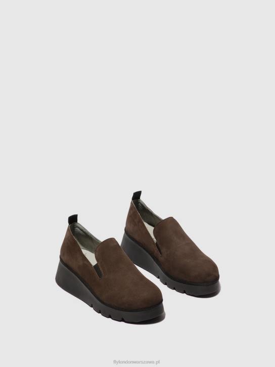 buty wsuwane pece406 kobiety L8JJ667 dk. kolor ciemnoszary Fly London