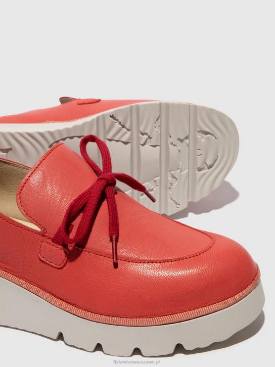 buty wsuwane popi436 kobiety L8JJ629 malina Fly London