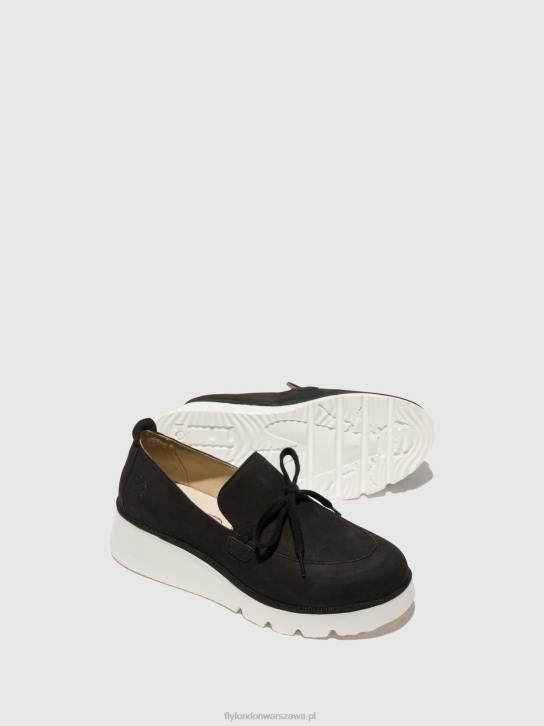buty wsuwane popi436 kobiety L8JJ635 czarny Fly London