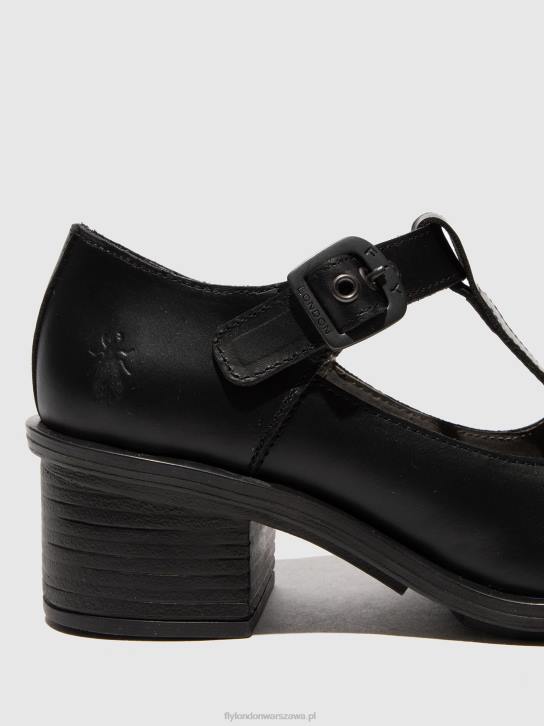 buty mary jane cady180 kobiety L8JJ622 czarny Fly London