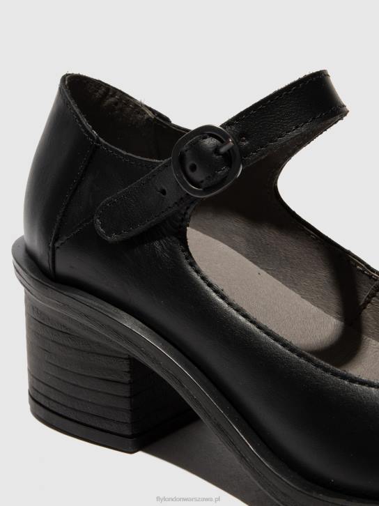 buty mary jane cody877 kobiety L8JJ647 czarny Fly London