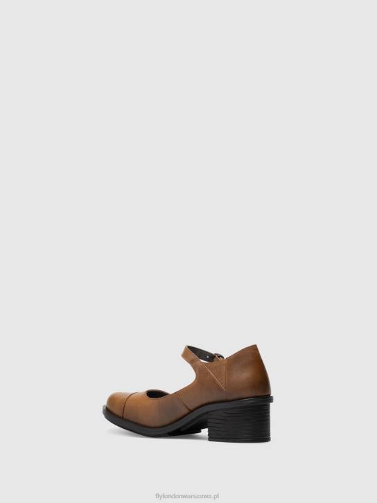 buty mary jane cody877 kobiety L8JJ648 wielbłąd Fly London