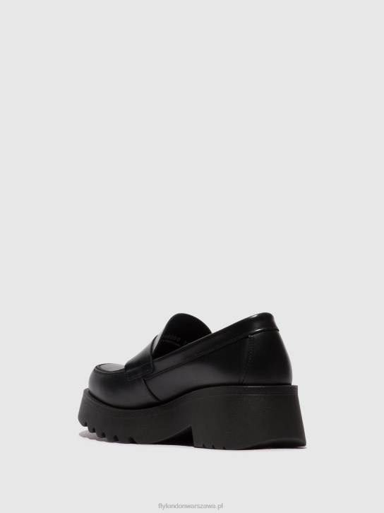 mokasyny buty fosa948 kobiety L8JJ653 czarny (czarna podeszwa) Fly London