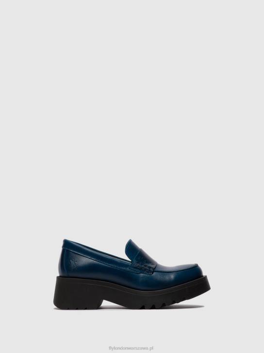 mokasyny buty maus791 kobiety L8JJ675 Królewski niebieski Fly London