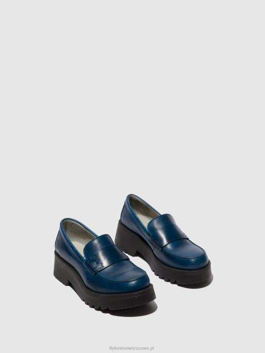 mokasyny buty maus791 kobiety L8JJ675 Królewski niebieski Fly London