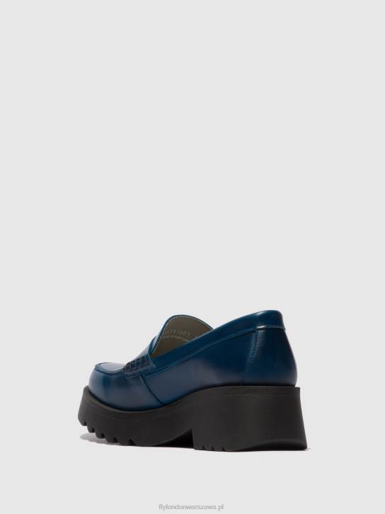 mokasyny buty maus791 kobiety L8JJ675 Królewski niebieski Fly London