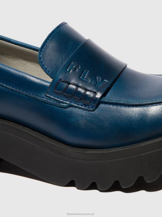 mokasyny buty maus791 kobiety L8JJ675 Królewski niebieski Fly London