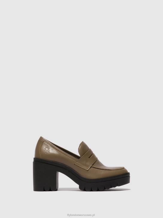 mokasyny buty toky803 kobiety L8JJ673 kolor ciemnoszary Fly London