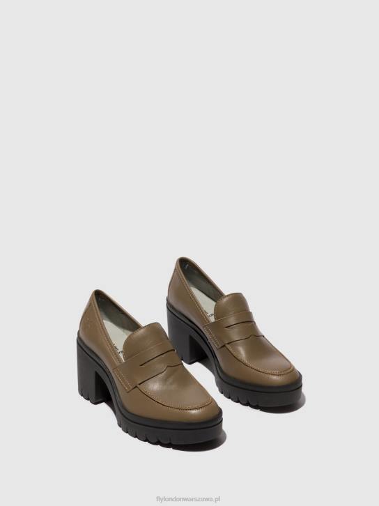 mokasyny buty toky803 kobiety L8JJ673 kolor ciemnoszary Fly London