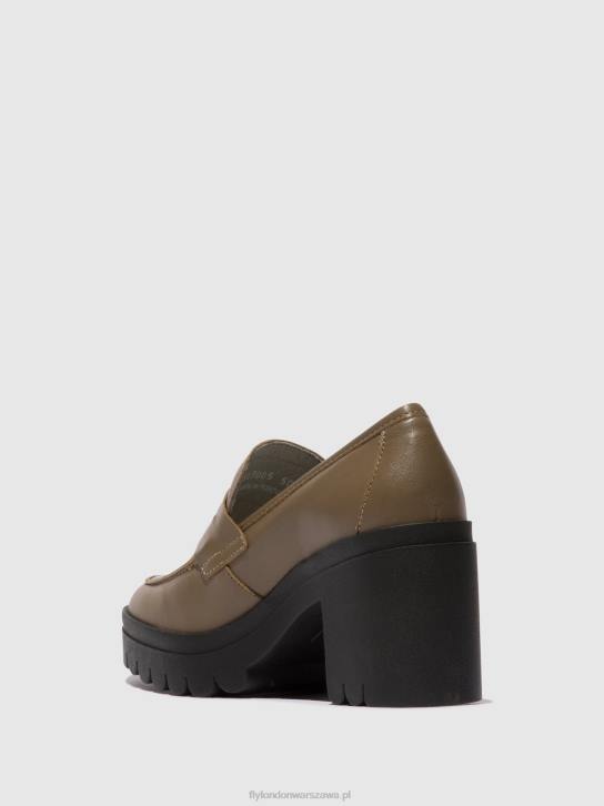 mokasyny buty toky803 kobiety L8JJ673 kolor ciemnoszary Fly London