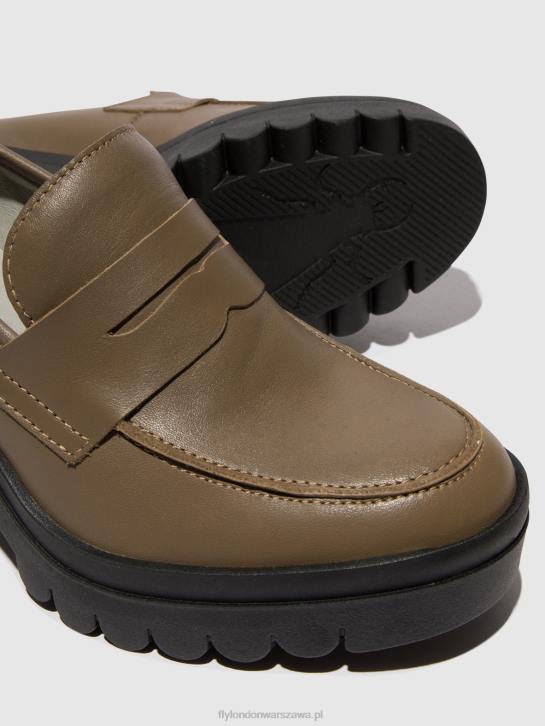 mokasyny buty toky803 kobiety L8JJ673 kolor ciemnoszary Fly London