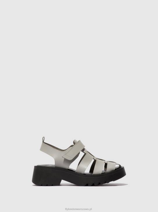 sandały z paskami maie850 kobiety L8JJ533 Chmura Fly London