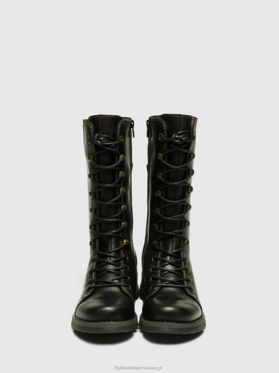 buty na koturnie ster768 kobiety L8JJ666 czarny Fly London