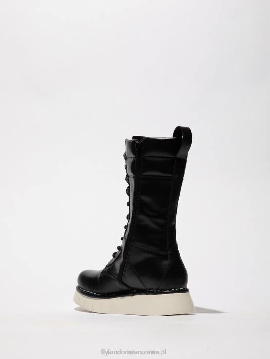buty sznurowane ieva245 kobiety L8JJ313 tunder czarny Fly London