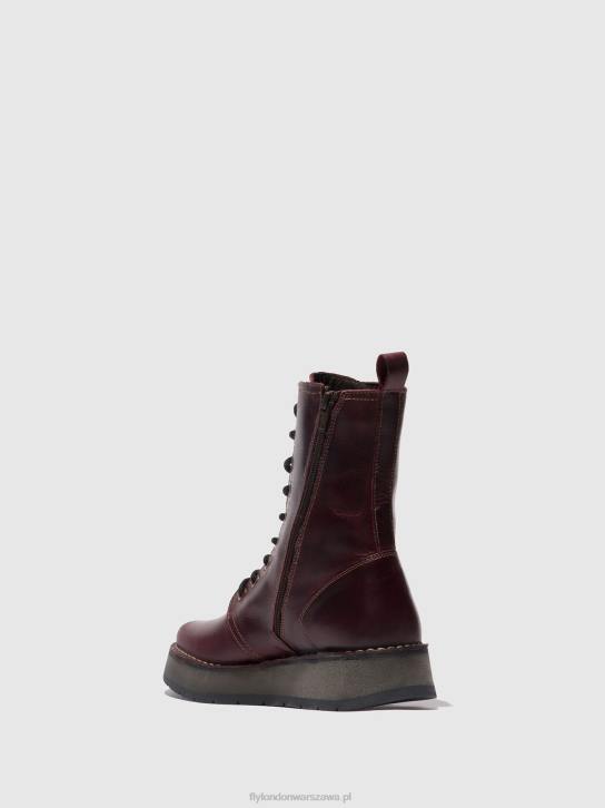 buty sznurowane rami043 kobiety L8JJ291 fioletowy Fly London