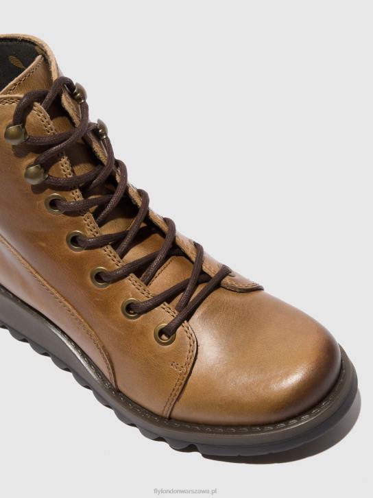 buty sznurowane sore813 kobiety L8JJ331 wielbłąd dywanowy Fly London