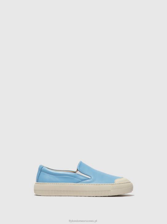 buty wsuwane toaf584 kobiety L8JJ707 niebieski Fly London