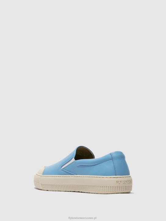buty wsuwane toaf584 kobiety L8JJ707 niebieski Fly London