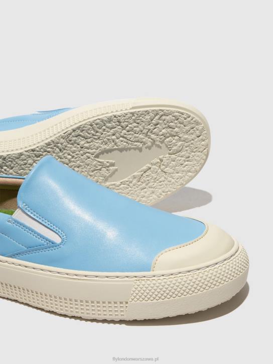 buty wsuwane toaf584 kobiety L8JJ707 niebieski Fly London