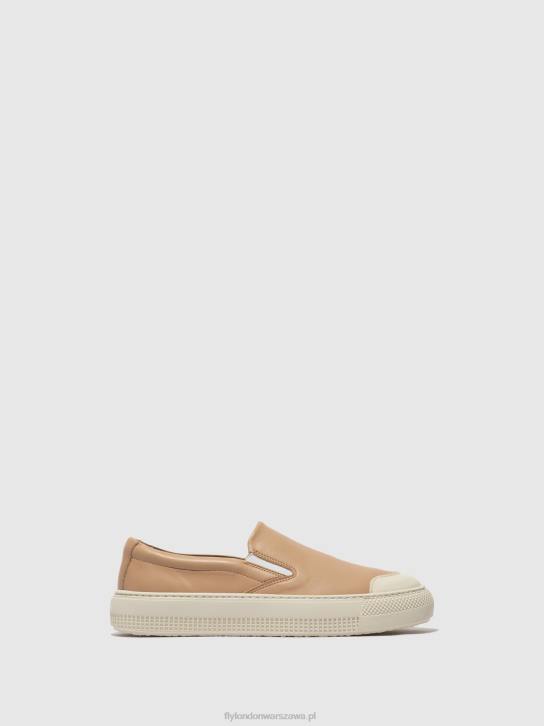 buty wsuwane toaf584 kobiety L8JJ708 nugat Fly London