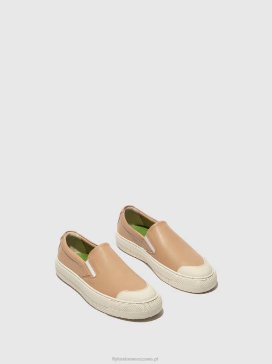 buty wsuwane toaf584 kobiety L8JJ708 nugat Fly London