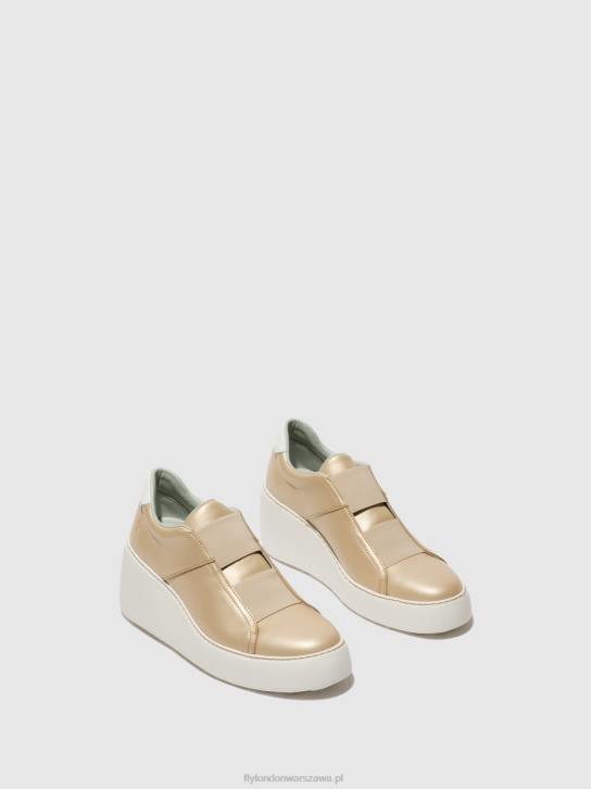 elastyczne buty sportowe dito581 kobiety L8JJ731 złoto Fly London