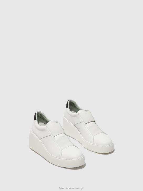 elastyczne buty sportowe dito581 kobiety L8JJ732 biały Fly London