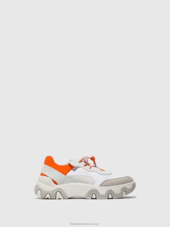 elastyczne buty sportowe fian634 kobiety L8JJ748 białawy/koralowy Fly London