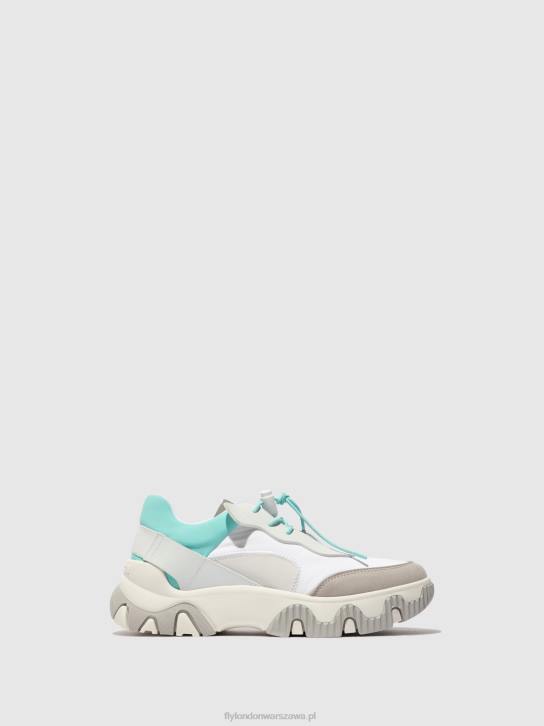 elastyczne buty sportowe fian634 kobiety L8JJ749 białawy/miętowy Fly London