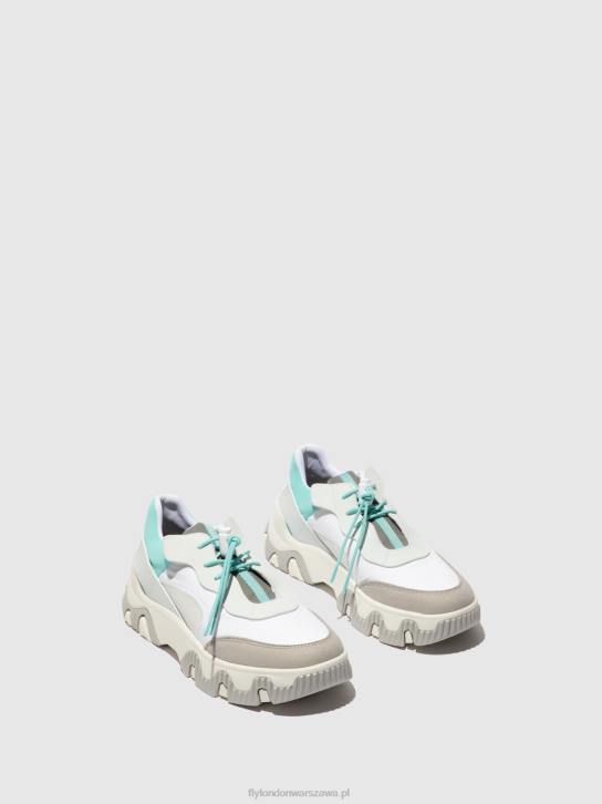elastyczne buty sportowe fian634 kobiety L8JJ749 białawy/miętowy Fly London