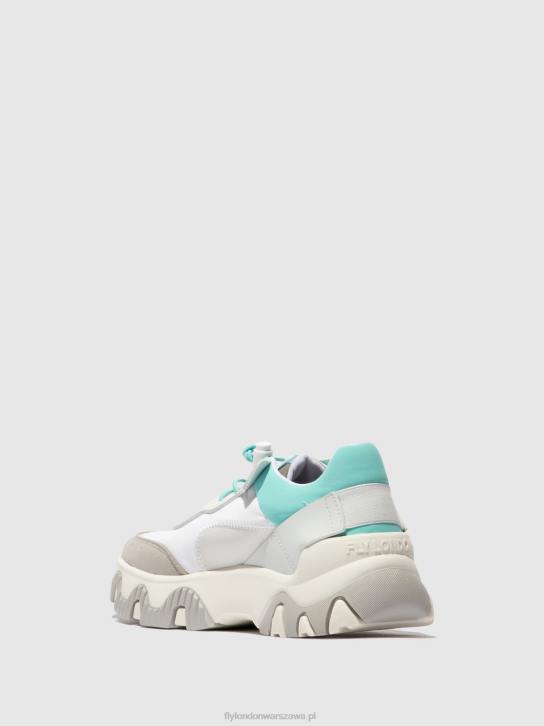 elastyczne buty sportowe fian634 kobiety L8JJ749 białawy/miętowy Fly London