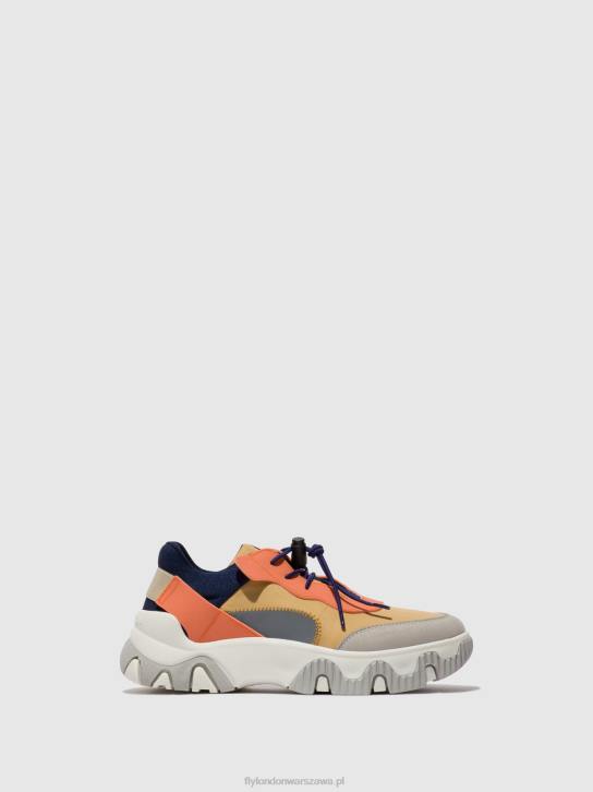 elastyczne buty sportowe fian634 kobiety L8JJ750 brzoskwinia Fly London