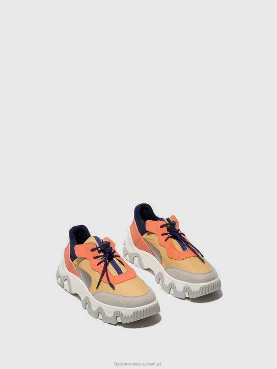 elastyczne buty sportowe fian634 kobiety L8JJ750 brzoskwinia Fly London