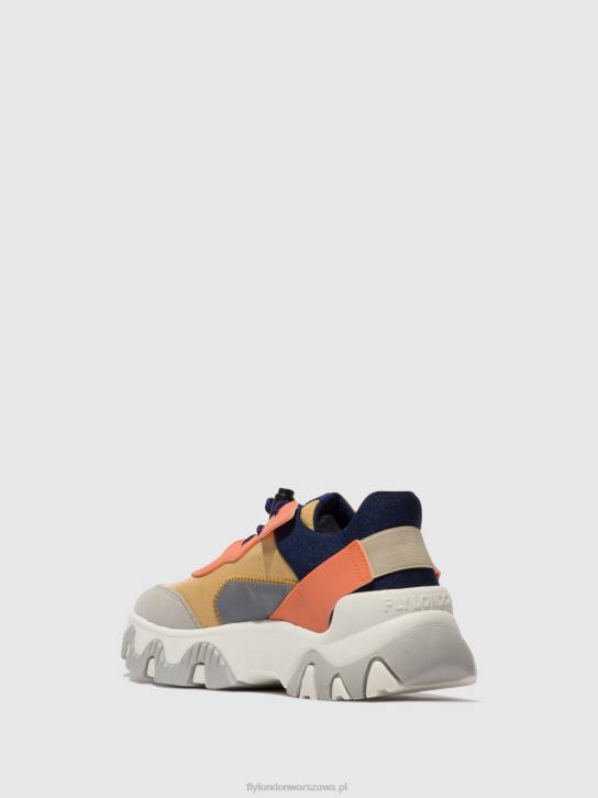 elastyczne buty sportowe fian634 kobiety L8JJ750 brzoskwinia Fly London