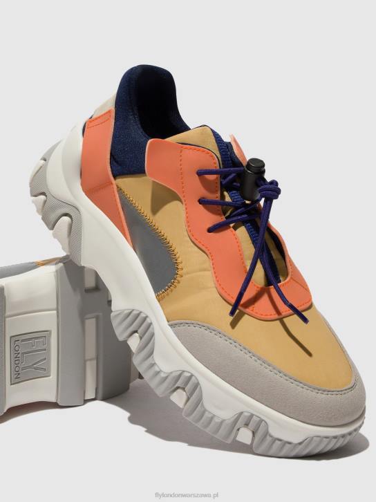 elastyczne buty sportowe fian634 kobiety L8JJ750 brzoskwinia Fly London